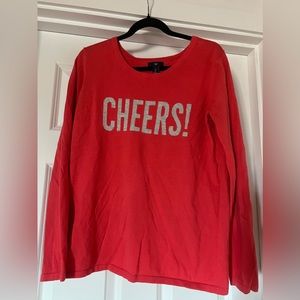 Gap Crew Neck “Cheers” Sweater